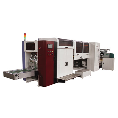 Máquina para fabricar bolsas de papel para alimentos de alta velocidad RZ-G250J